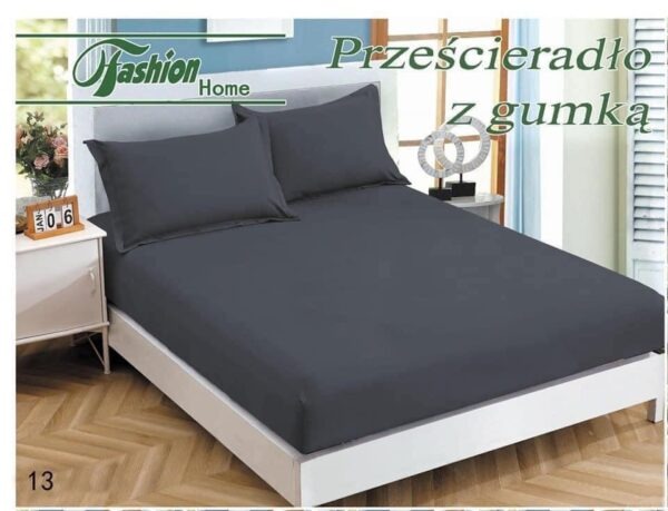 Kummiga Tumehall Puuvillane Voodilina