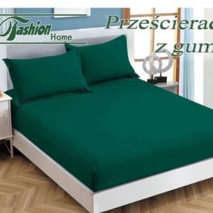 Kummiga Roheline Puuvillane Voodilina