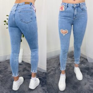 Naiste Helesinine Teksad Re-dress Tek077