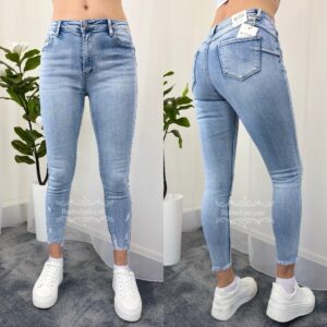 Naiste Helesinised Teksad Kathy Jeans