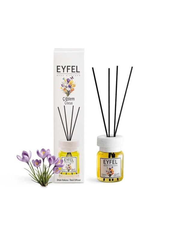 Kodulõhnastaja koos pulkadega Eyfel Crocus, 120 ml - Image 3