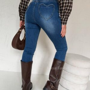 Naiste Südamega Sinine Teksad Trang