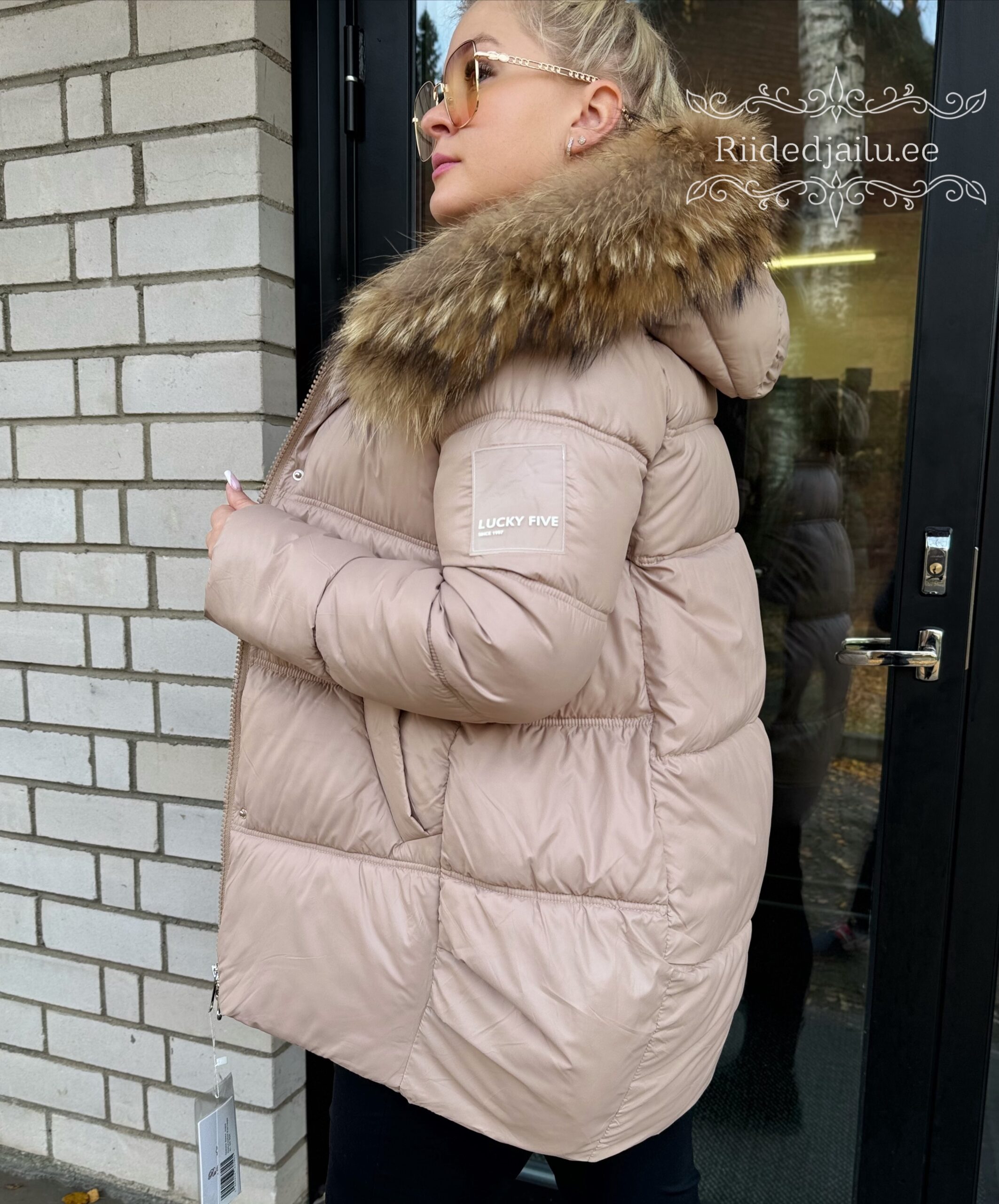 Naiste Beez Jope Naturaalse Karvaga