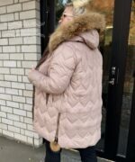 Naiste Beež Jope Naturaalkarvaga