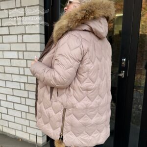 Naiste Beež Jope Naturaalkarvaga