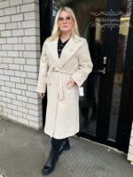 Naiste Beež kaunis sügis mantel