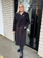 Naiste Must kaunis sügis mantel