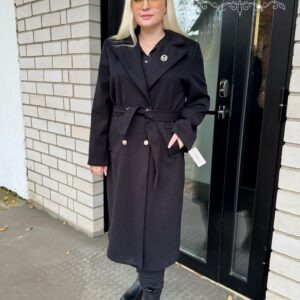 Naiste Must kaunis sügis mantel