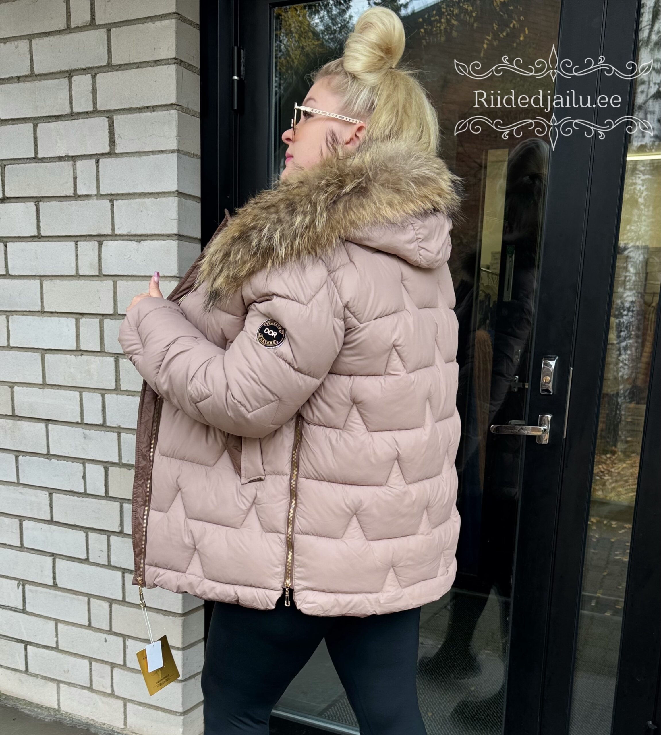 Naiste Beež Jope Naturaalkarvaga