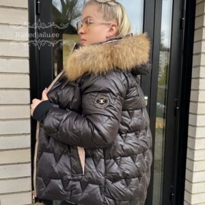 Naiste Šokolaad Jope Naturaalkarvaga