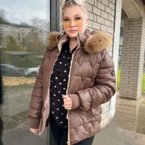 Naiste Šokolaad Jope Naturaalkarvaga