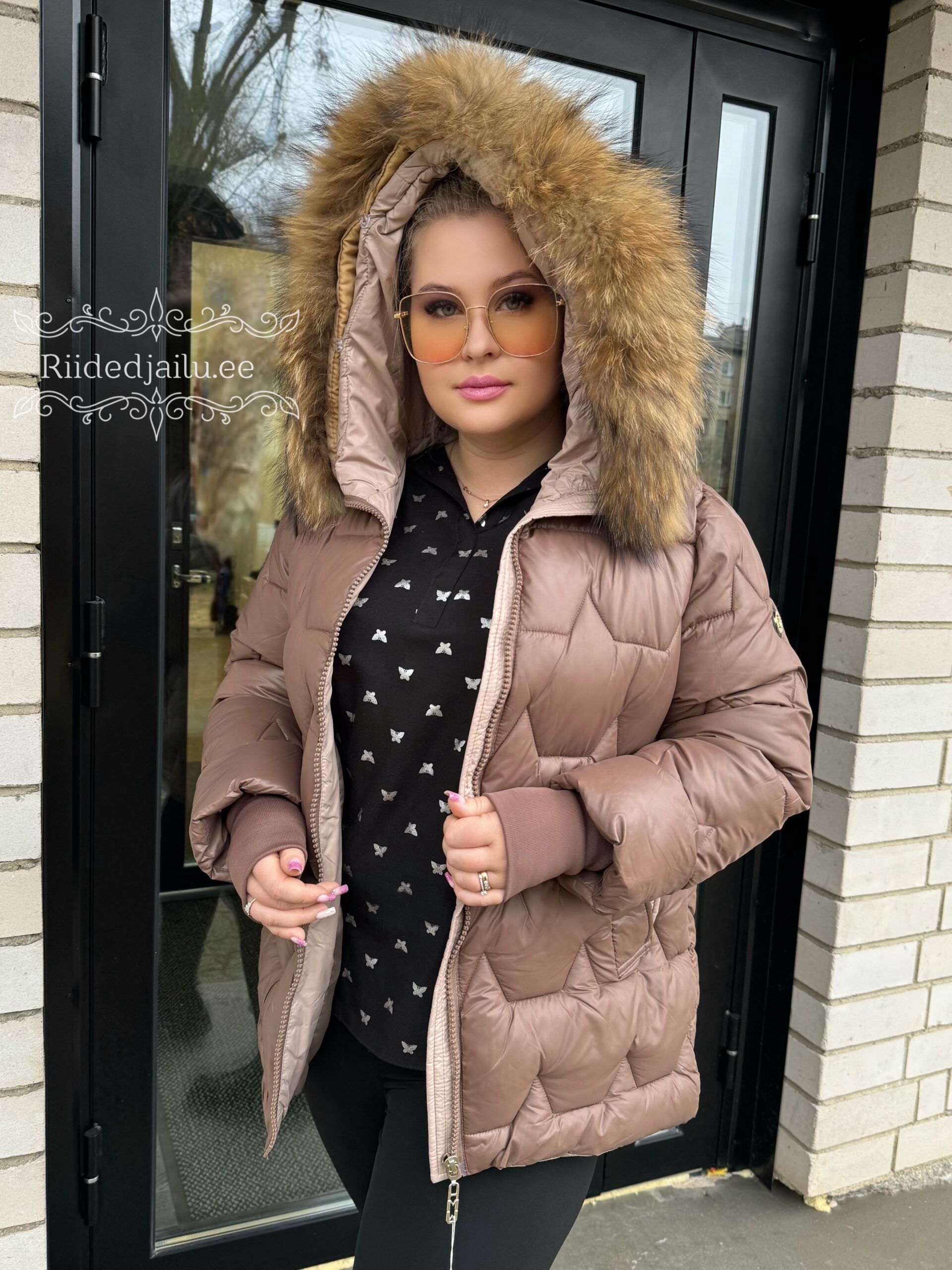 Naiste Šokolaad Jope Naturaalkarvaga