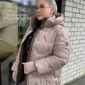 Naiste Beež Kaunistusega Jope 