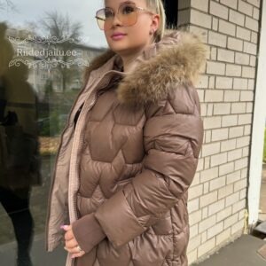 Naiste Šokolaad Jope Naturaalkarvaga