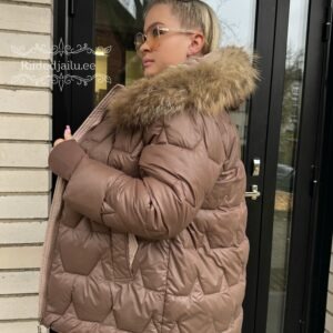 Naiste Šokolaad Jope Naturaalkarvaga