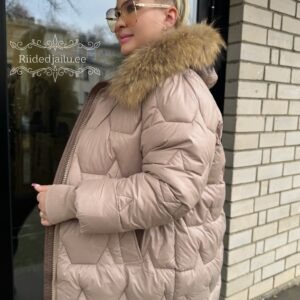 Naiste Beež Jope Naturaalkarvaga