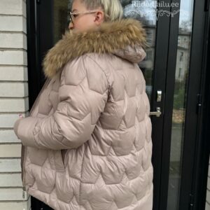 Naiste Beež Jope Naturaalkarvaga