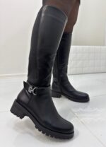 Pikad mustad naiste saapad