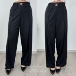 Naiste viisakas püksid kaunistusega