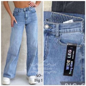 Naiste Sinised Klassikalised Teksad Trang