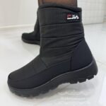 Naiste mugavad mustad saapad