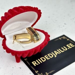 TopeltSära Kullatud Kõrvarõngad