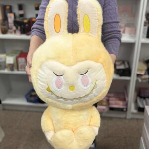 Kohe olemas! Kollane labubu 80cm