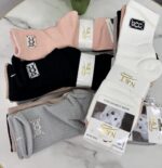 Naiste pehmed ja soojad sokid (mitmevärviline komplekt)