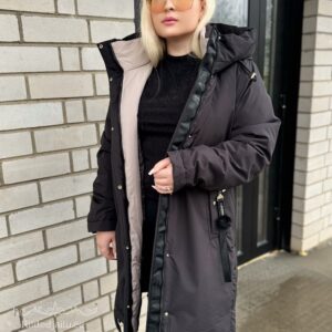 Naiste Pikk Must-Beez Parka