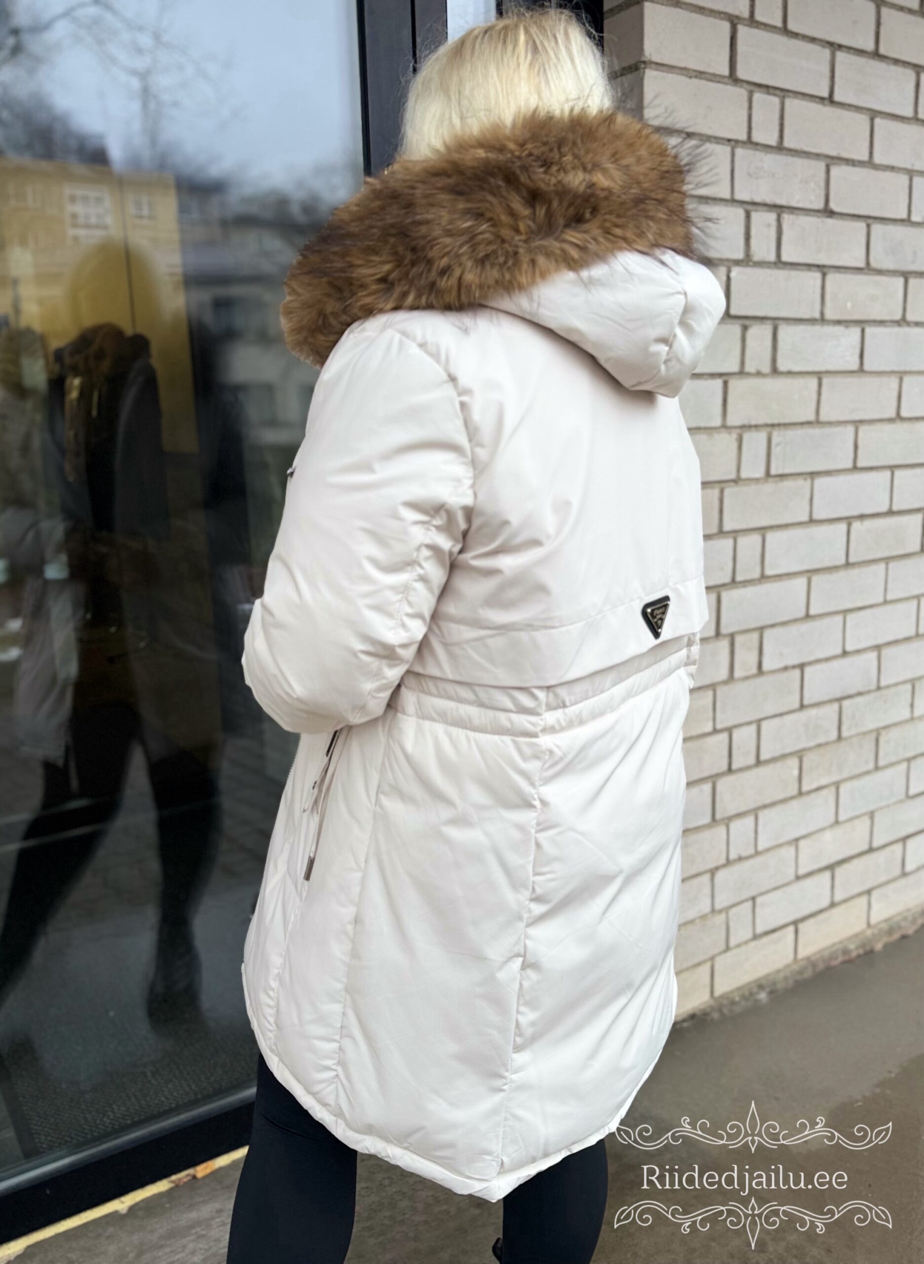 Naiste Mugav Pikk Beez Parka - Image 2