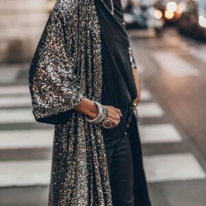 Sädelev pikk kardigan / kimono