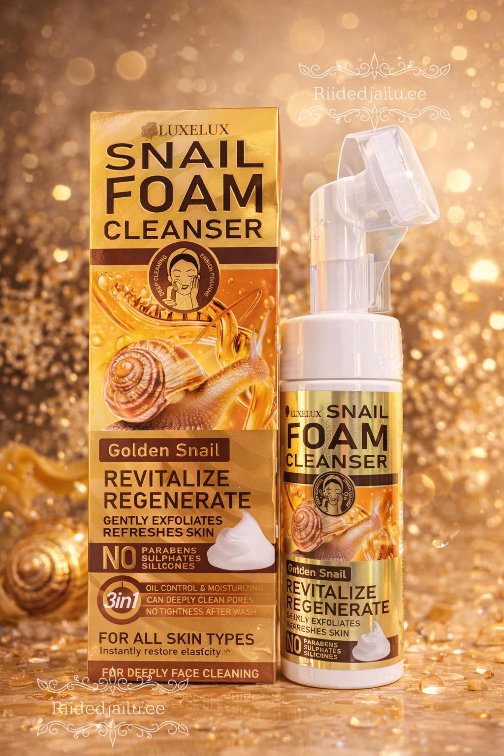 Luxelux Snail Foam Cleanser – luksuslik näopuhastus