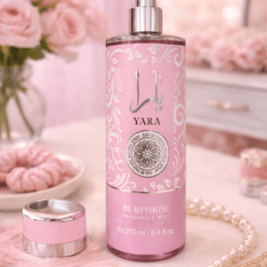 Õrnroosa YARA Burphrise parfüümisprei