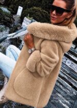 Elegantne Camel alpaka jakk