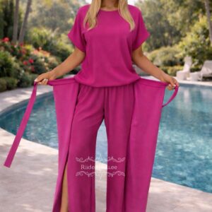 Elegantne komplekt pluus ja püksid