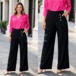 Naiste Taskutega Klassikalised Püksid