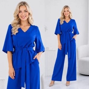Elegantne tumesinine komplekt