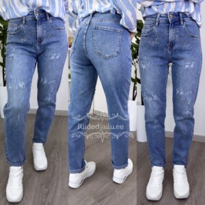 Naiste Mom Fit Teksad- Premium Denim-New Fashion