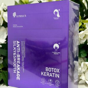 Juukseid tugevdav aurav juuksemask Luxelux Botox Keratin Anti-Breakage