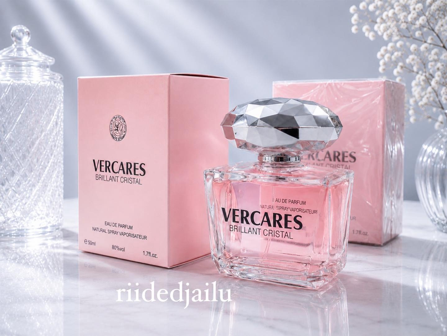 Naiste parfüümvesi Vercares Brillant Cristal EDP, 50 ml