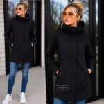 Veekindel must naiste softshell parka