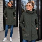 Veekindel khaki naiste softshell parka